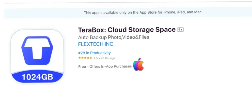 Terabox For IOS Main Image