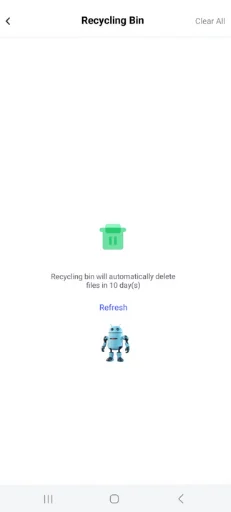 Recycle Bin Feature