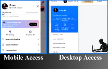 Accessibility On Multiple Devices Feature Terabox For Windows