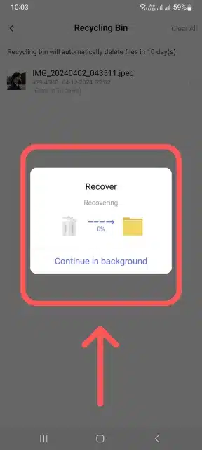 recover deleted files from terabox